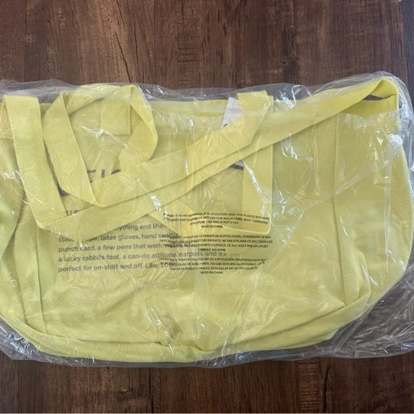 Figs Citrine canvas tote bag! Brand new with tags. - Picture 2 of 4